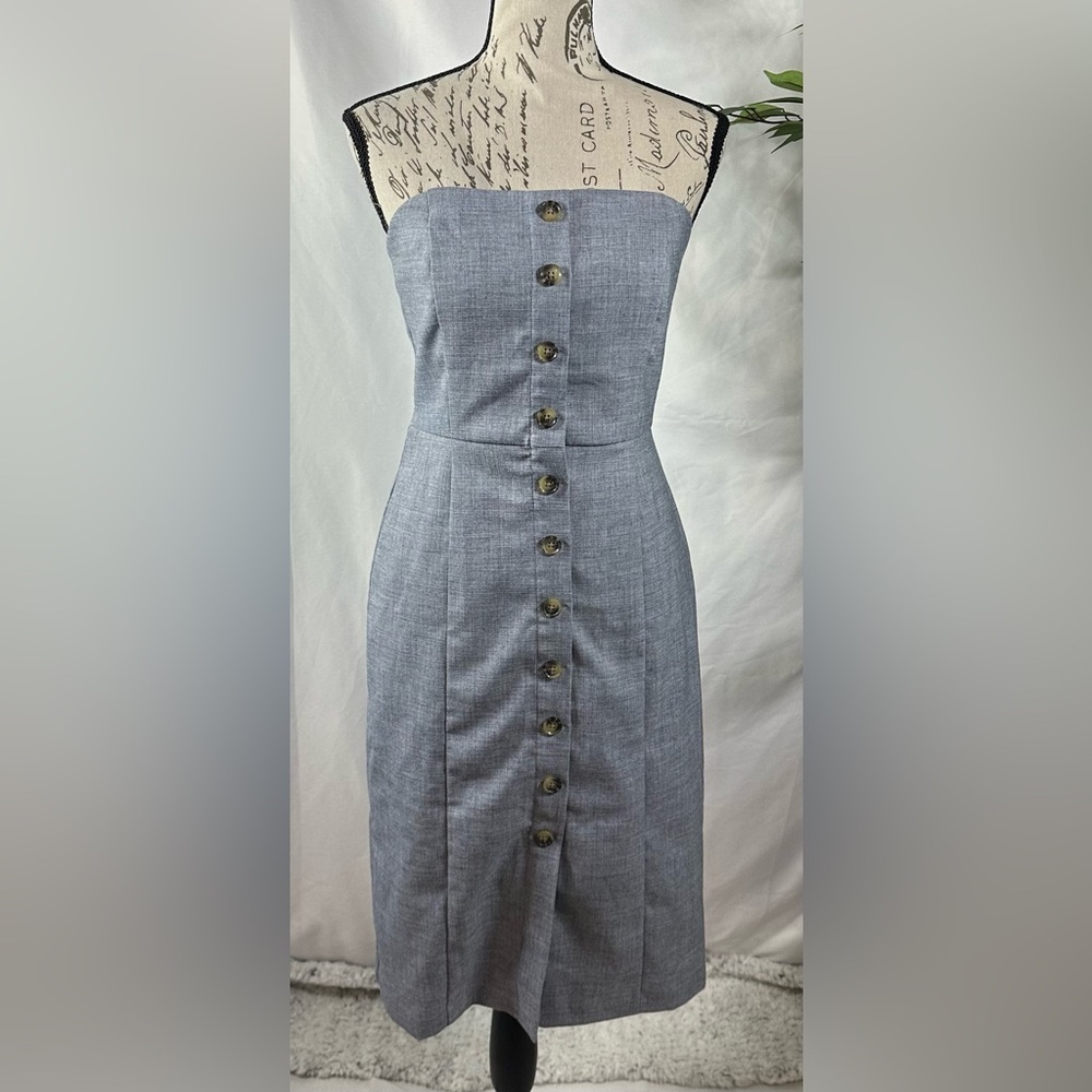 Banana Republic Gray Midi Dress 🌴☀️ - Picture 12 of 14